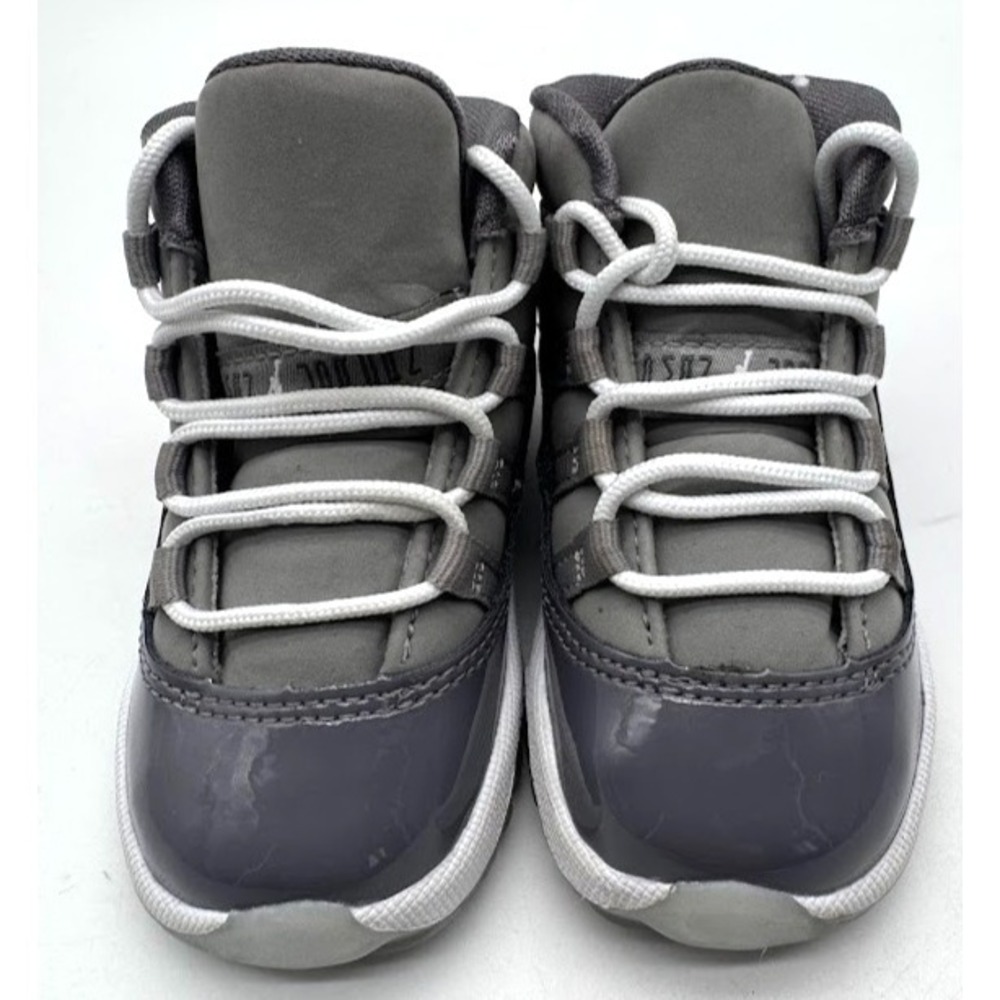 Nike Air Jordan 11 Retro Little Flex TD Cool Grey White 378040-005 Toddler 5C